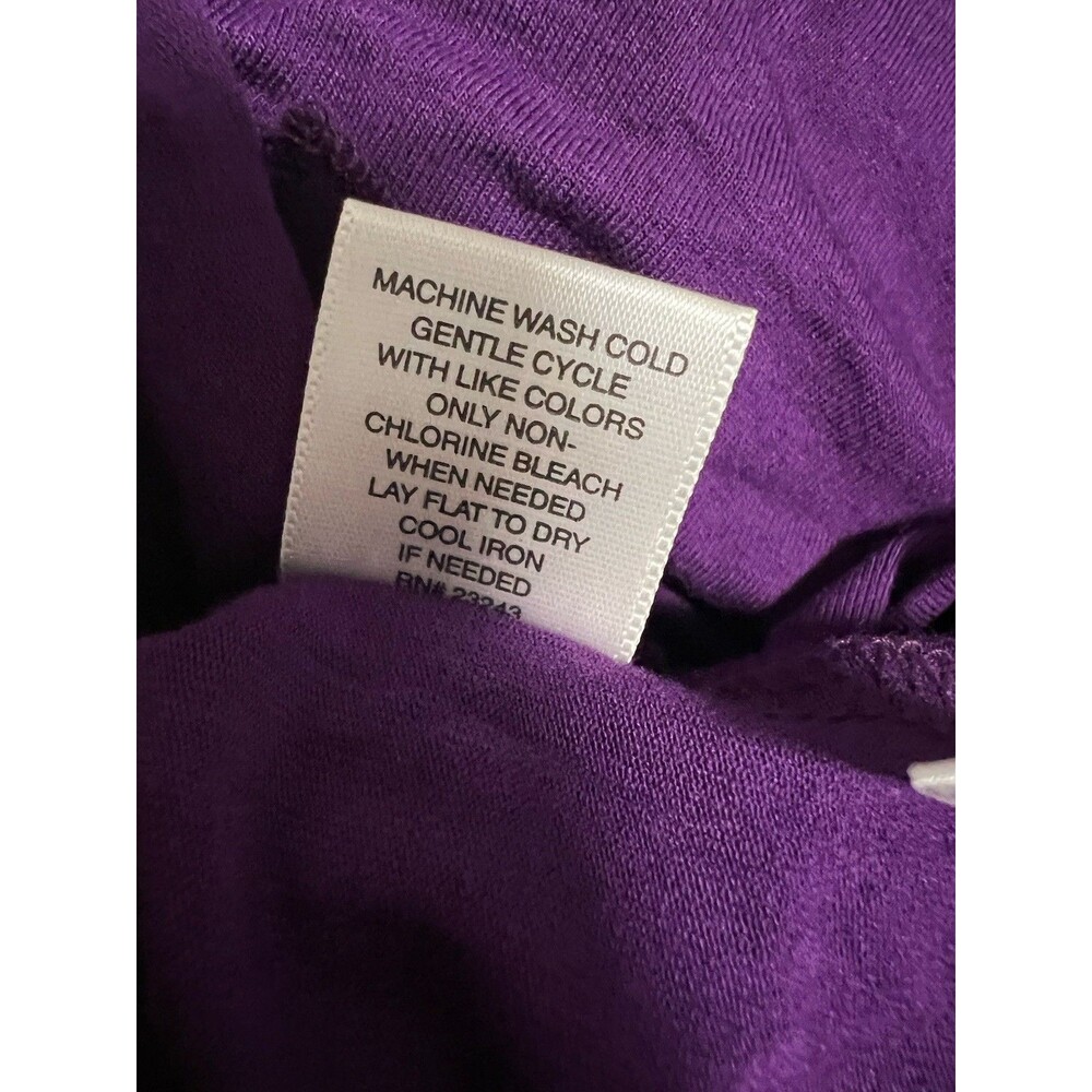 New York & Company Sweater Women's XL Long Sleeve Round Neck Purple Casual - Picture 10 of 10